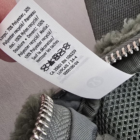 Lululemon Everywhere Belt Bag Fleece Large 2L Light Green Sherpa Fannypack - Picture 9 of 12